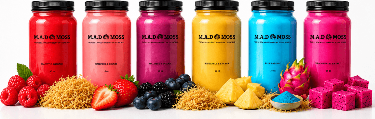 6-Pack — 6 sixteen-ounce M.A.D MOSS jars