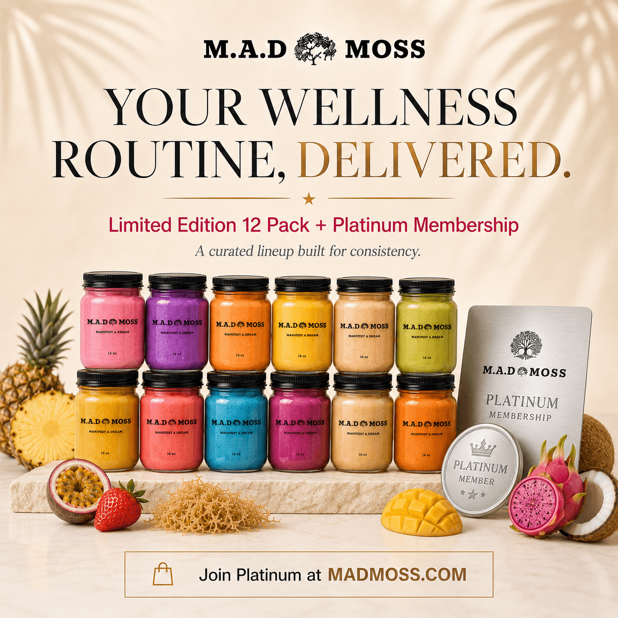 M.A.D MO$$ Limited Edition 12 Pack with Platinum Membership
