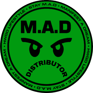 MAD distributor badge