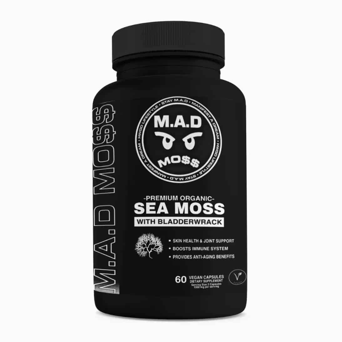 Premium Organic Sea Moss with Bladderwrack