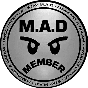 MAD MOSS member badge silver