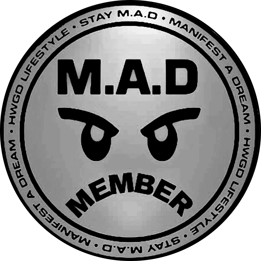 MAD MOSS member badge silver